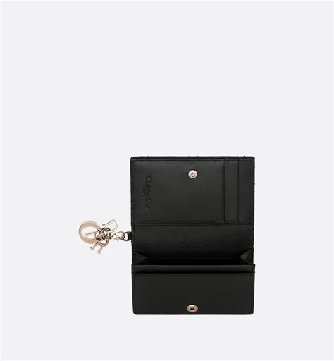 dior lambskin card holder|Lady Dior Flap Card Holder Black Cannage Lambskin .